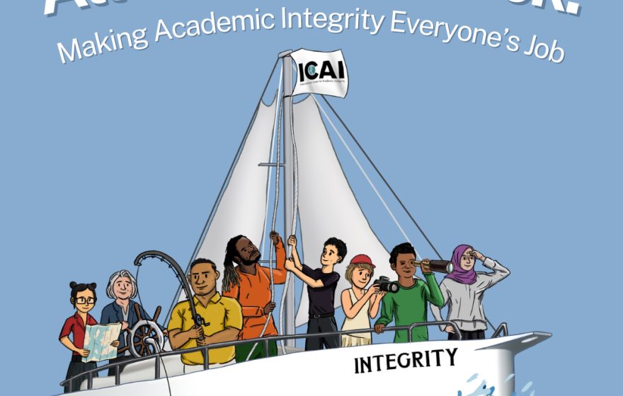 poster showing a sail boat with the tagline "All hands on deck"
