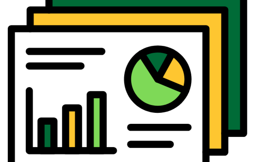 graphic of presentation slides