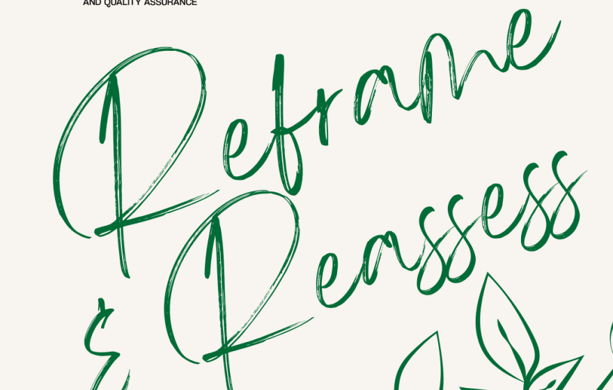 Reframe & Reassess