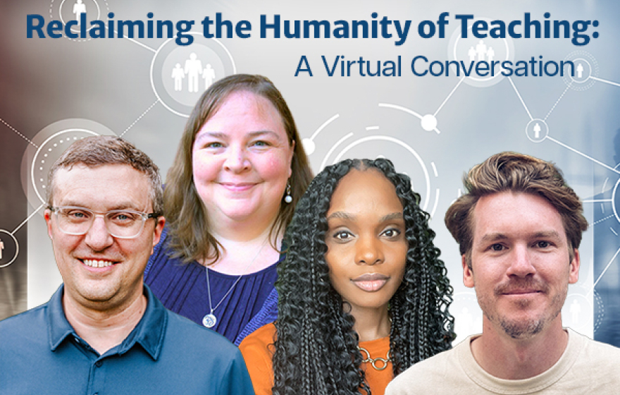 Four headshots of presenters for this presentation; for design purposes only.