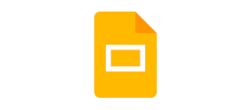 Google slides logo.