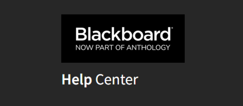 Blackboard Help Center