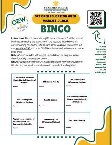 image version of OEW Bingo card (to enter, you must use the PDF version linked in the text)